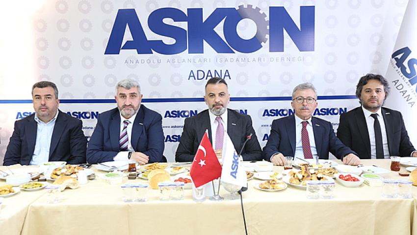 ASKON Başkanı Aydın Adana'da
