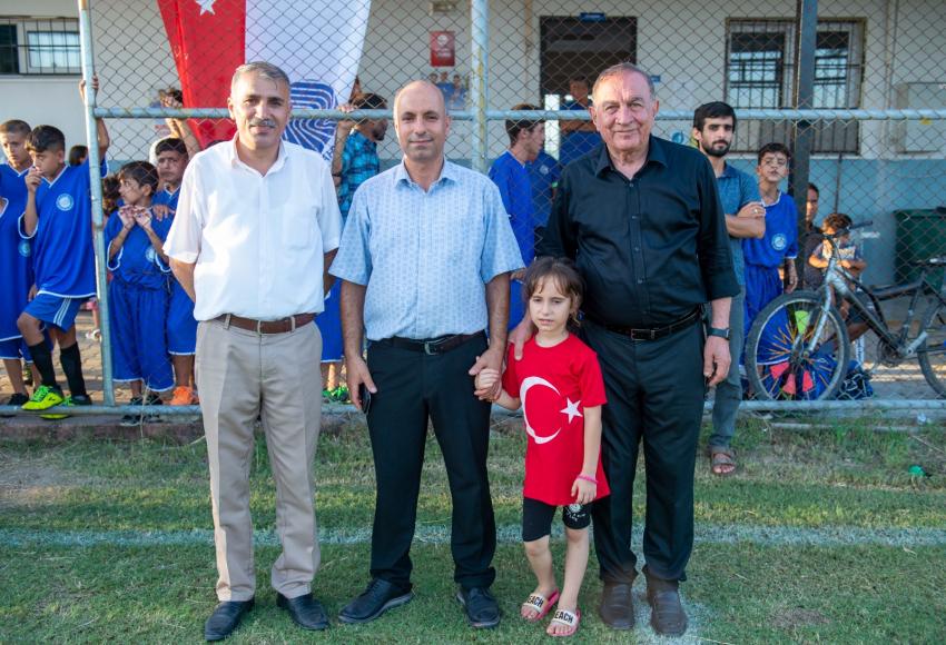 Başlama vuruşunu Başkan Akay yaptı