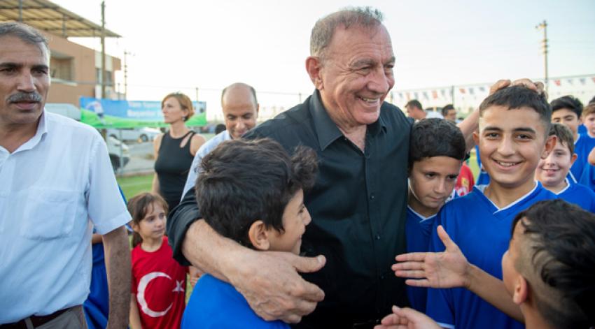 Başlama vuruşunu Başkan Akay yaptı