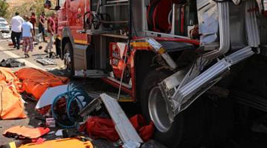 Gaziantep'te korkunç kaza:16 ölü, 21 yaralı