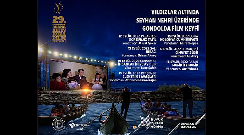 Altın Koza'da 'Gondolda Sinema' keyfi