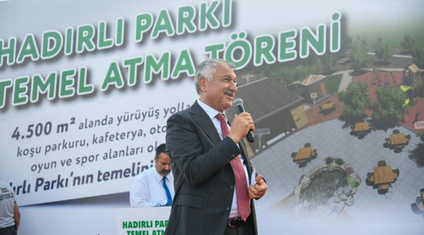 Hadırlı Parkı’nın temeli atıldı