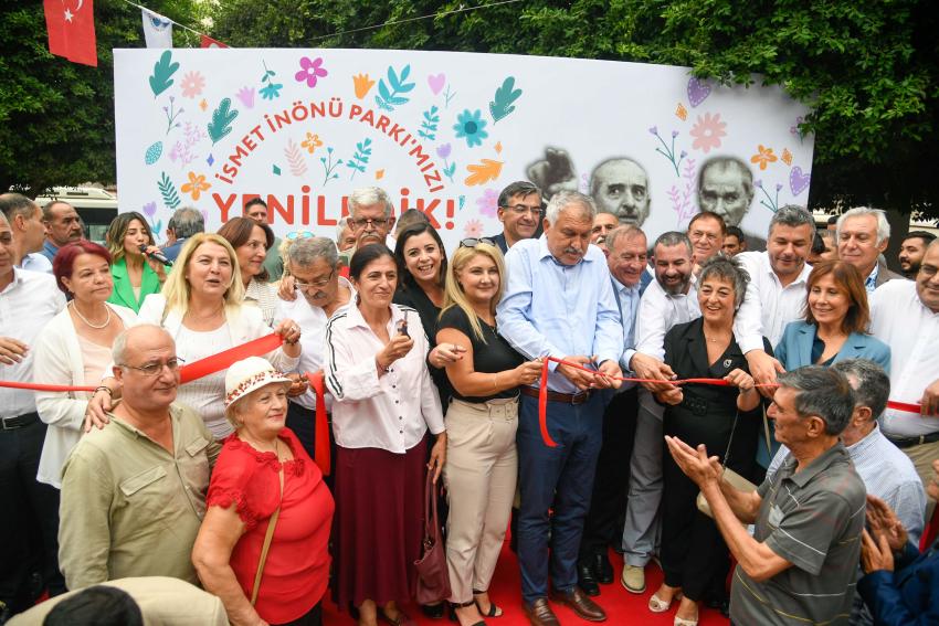 İnönü Parkı yenilenerek halkın hizmetine açıldı