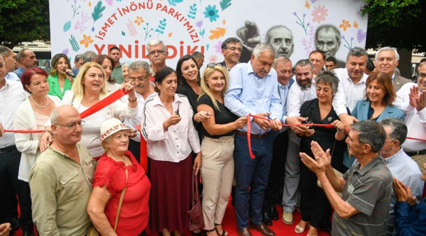 İnönü Parkı yenilenerek halkın hizmetine açıldı