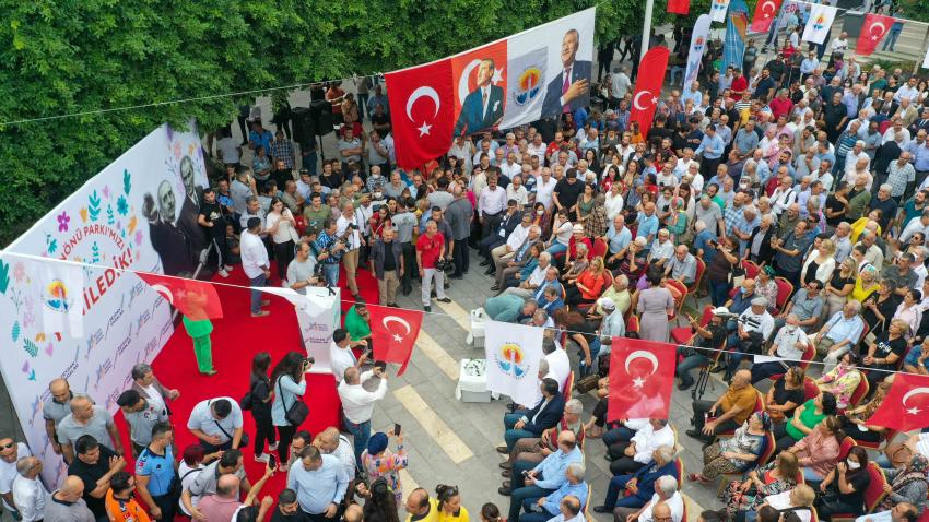 İnönü Parkı yenilenerek halkın hizmetine açıldı