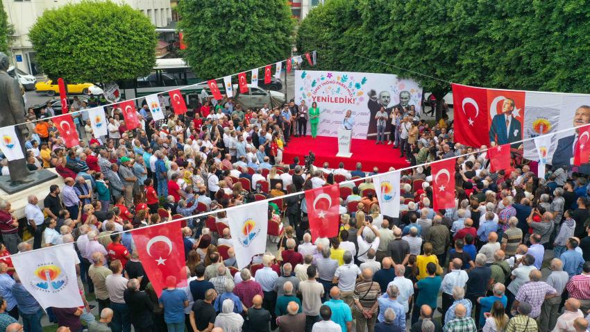 İnönü Parkı yenilenerek halkın hizmetine açıldı