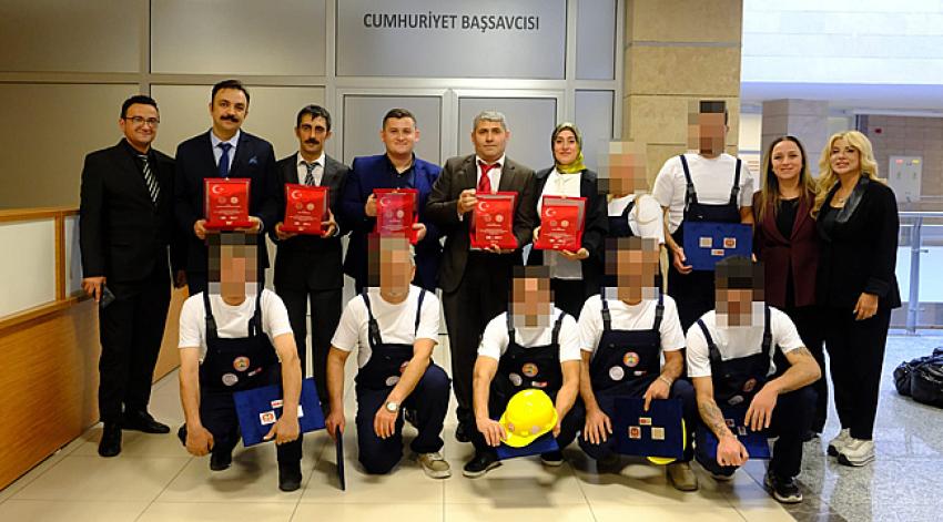 Yükümlüler meslek öğrenecek