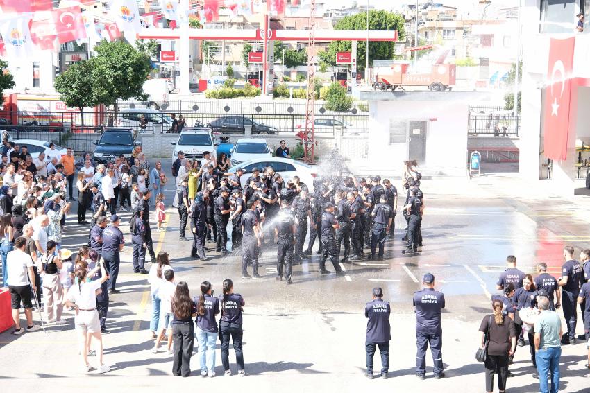 50 itfaiyeci yemin ederek görevine başladı