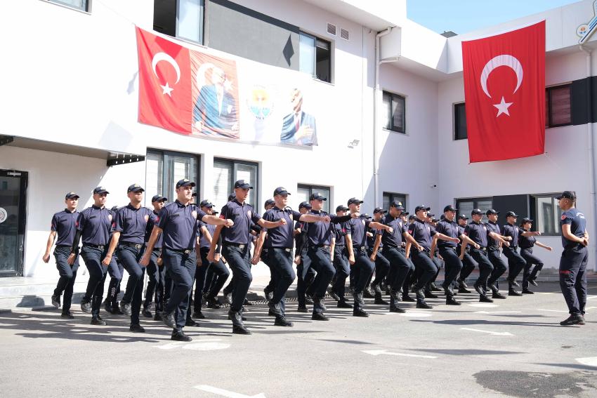 50 itfaiyeci yemin ederek görevine başladı