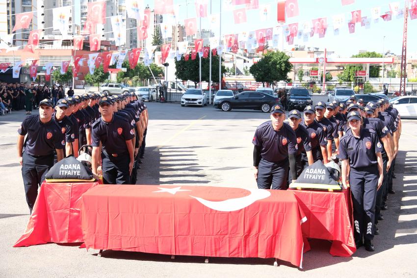 50 itfaiyeci yemin ederek görevine başladı