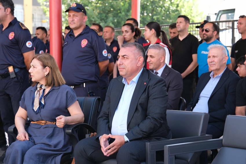 50 itfaiyeci yemin ederek görevine başladı