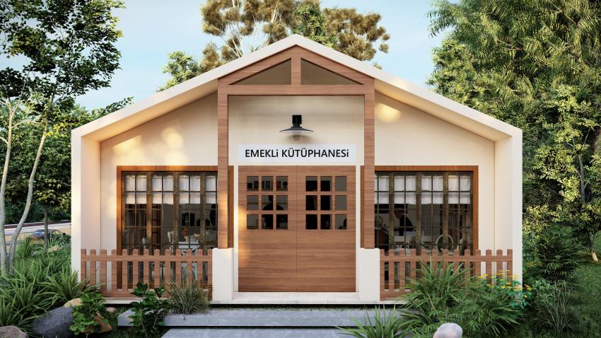 Kışla Mahallesi 'Emekli Kütüphanesi'nin temeli atıldı