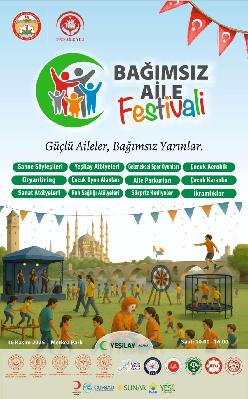 Seyhan Kızılay’dan “Bağımsız Aile Festivali”ne Davet