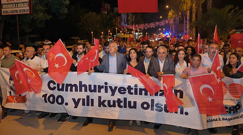 Cumhuriyetin 100. Yıl coşkusu Adana’yı sardı