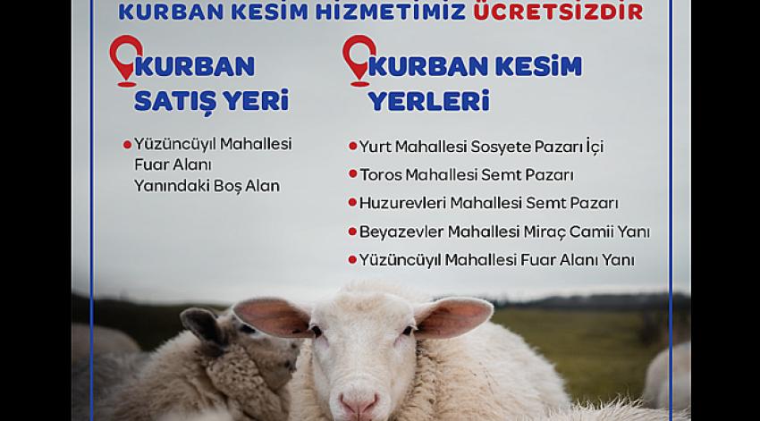 Çukurova'da kurban satış ve kesim yerleri belirlendi