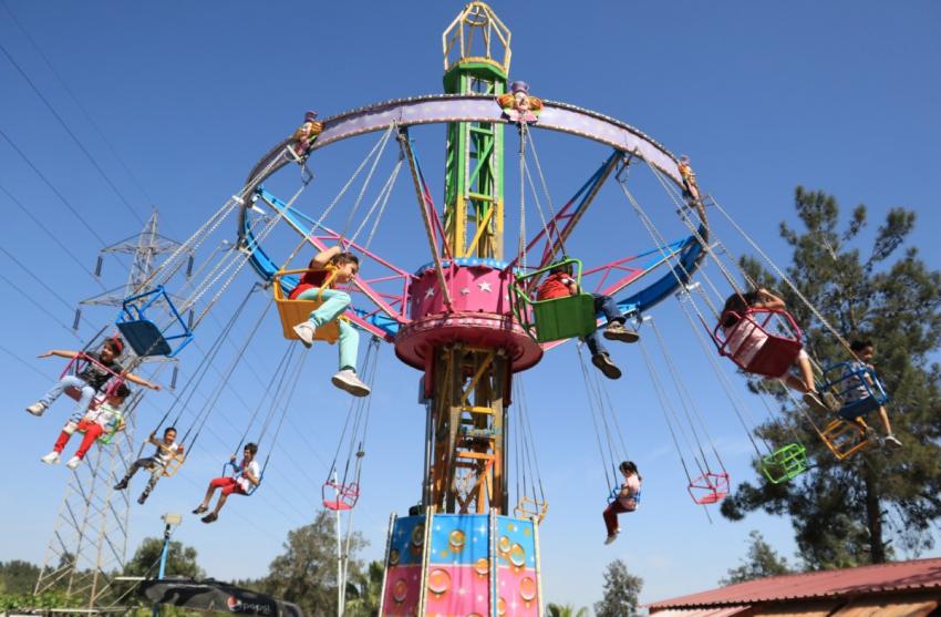 Lunapark bayrama hazır