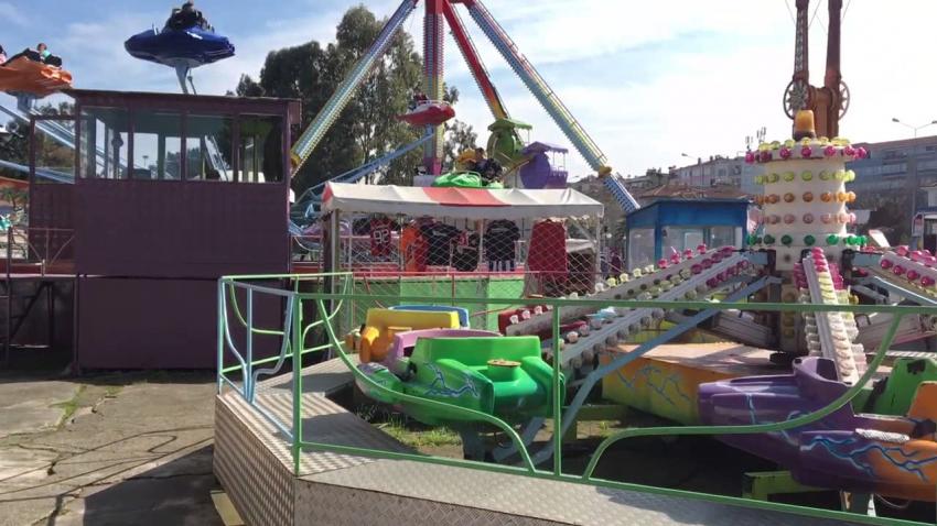 Lunapark bayrama hazır