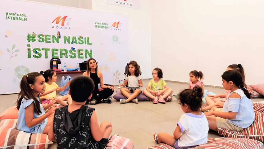 M1 Adana'da çocuklar hem eğleniyor hem öğreniyor