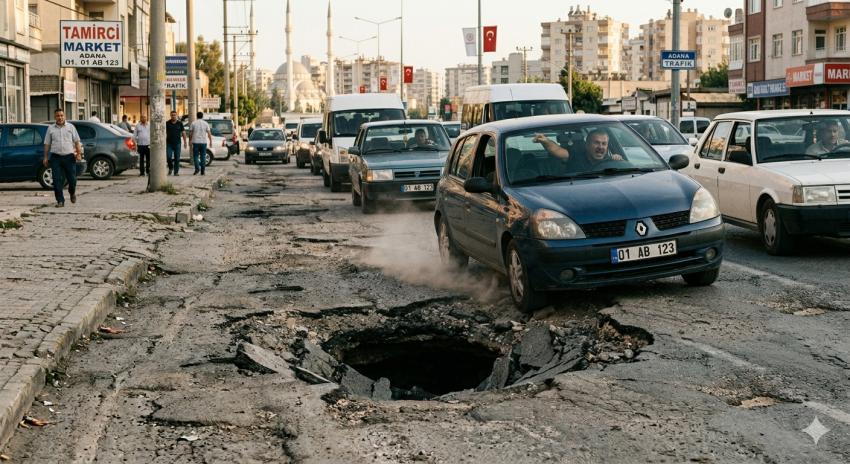 “Bozuk yolları görmüyor musunuz?”