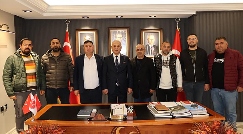 Başkan Yusuf Kanlı; taksici esnafını dinledi