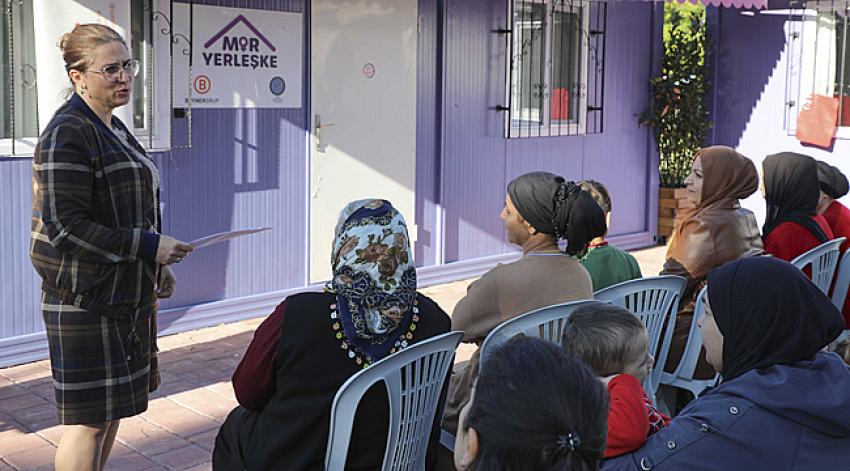 Kadınlara, şiddetle mücadele anlatıldı