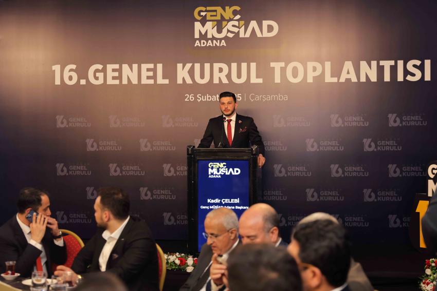 Genç MÜSİAD Adana Başkanlığını Çelebi devraldı