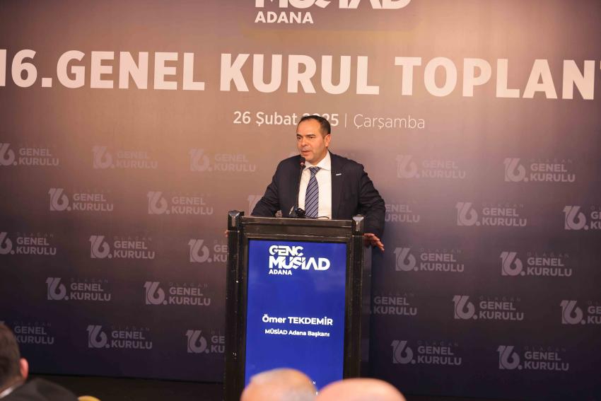 Genç MÜSİAD Adana Başkanlığını Çelebi devraldı