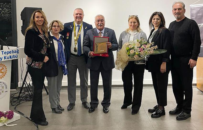 Şanıvar'a Rotaryanlardan meslek hizmet ödülü