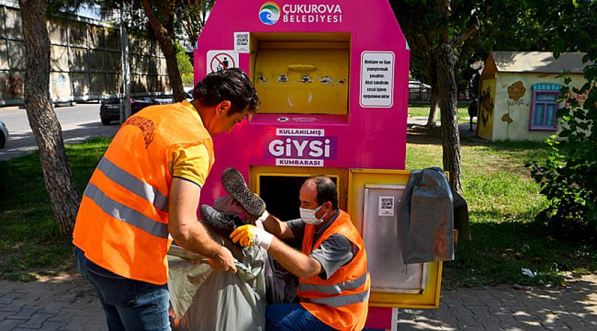 Giyilmeyen kıyafetler çöpe değil kumbaraya