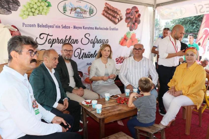 Festivalde Pozantı standı büyük ilgi gördü