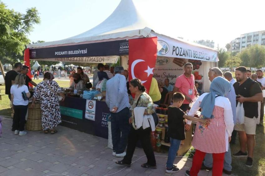 Festivalde Pozantı standı büyük ilgi gördü