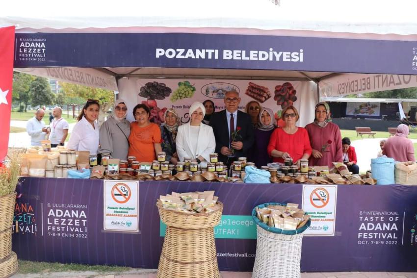 Festivalde Pozantı standı büyük ilgi gördü