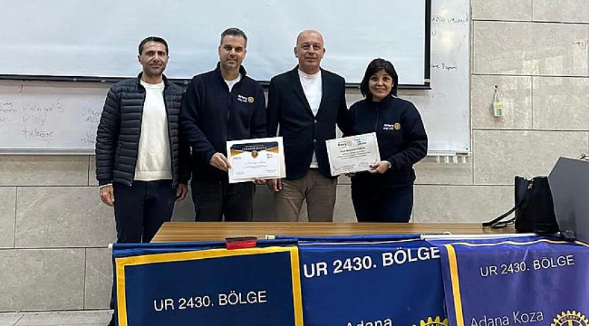 Rotary’ler girişimcilik dersine konuk oldular