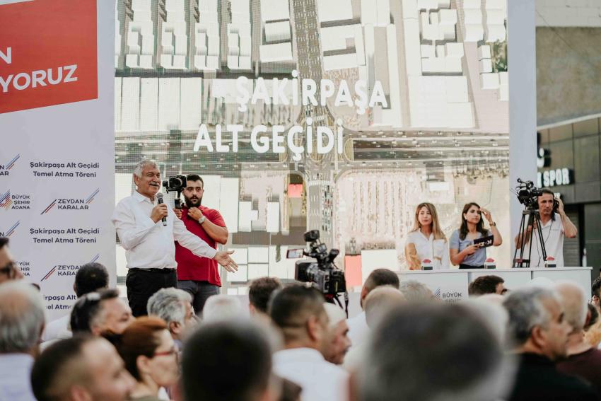 Şakirpaşa Altgeçidi’nin temeli atıldı