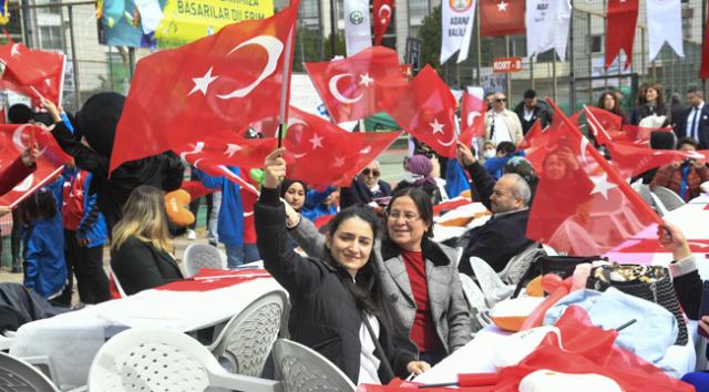 Şehitler için yarıştılar