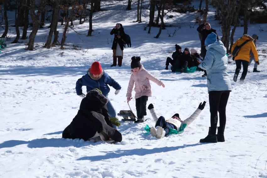 Saimbeyli'de kayak şöleni