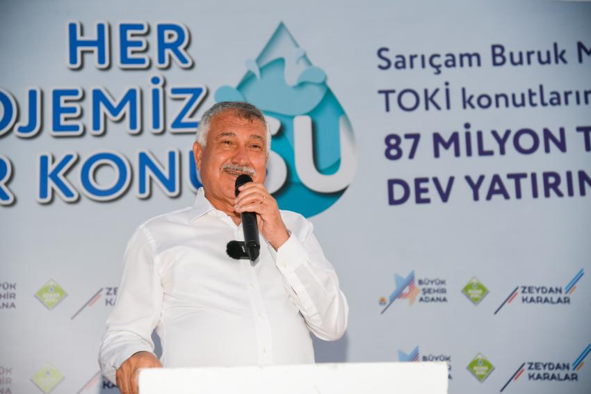ASKİ’den Sarıçam’a 3 dev yatırım