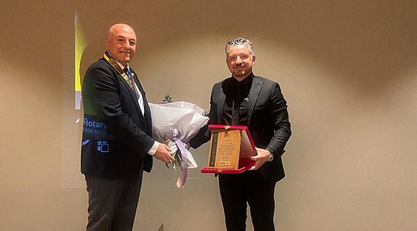 Seyhan Rotary’den Keskin’e Meslek Hizmet Ödülü