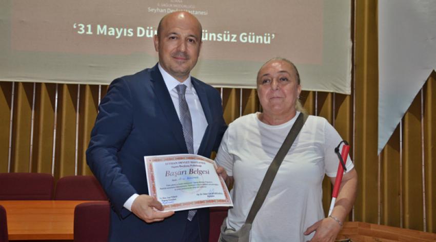 Sigarayı bırakanlara teşekkür belgesi