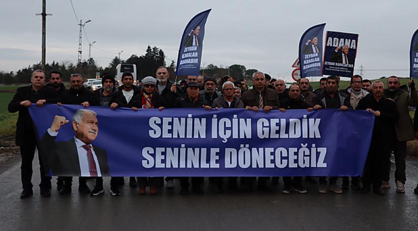 Binlerce Adanalı, Zeydan Karalar’a destek için Silivri’de buluştu