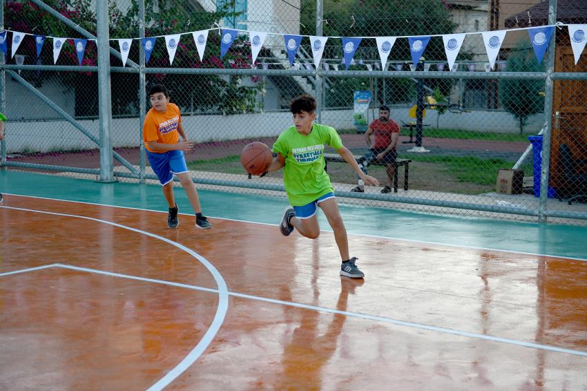 Cumhuriyet Bayramı streetball turnuvası başladı