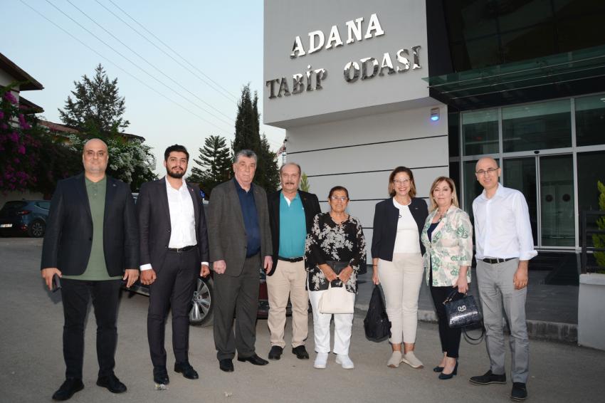 DP'li Aksoy doktorları ziyaret etti