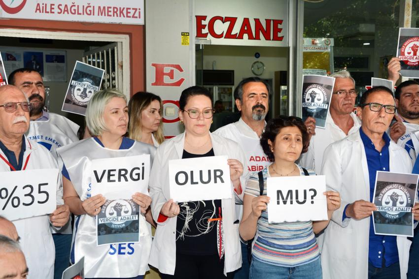 Sağlık Çalışanları Vergide Adalet İstiyor