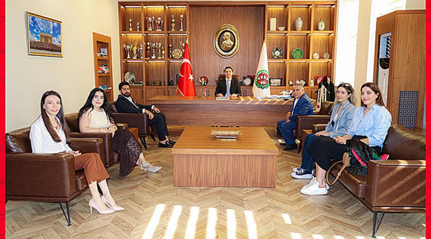  KAPAN, BARO BAŞKANI Av. VOLKAN BÖKE’Yİ ZİYARET ETTİ