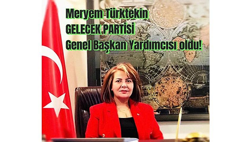 Türktekin, Gelecek Partisi Genel Başkan Yardımcısı oldu