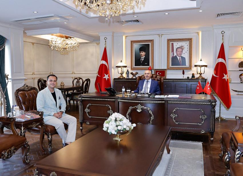 Dr. Gökhan Gündoğdu Vali Köşger’i ziyaret etti