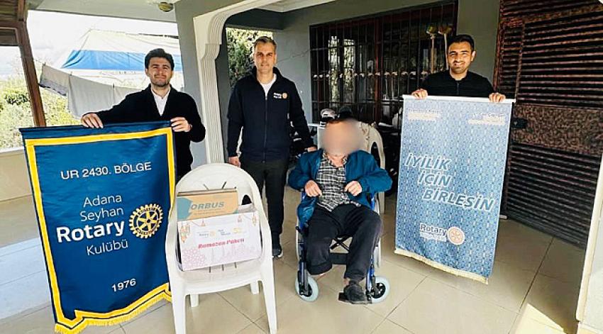 Seyhan Rotary’den tekerlekli sandalye