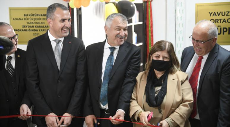Yavuz Selim Ortaokulu kütüphanesine kavuştu