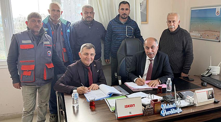 Yumurtalık Belediyesi’nde toplu iş sözleşmesi sevinci