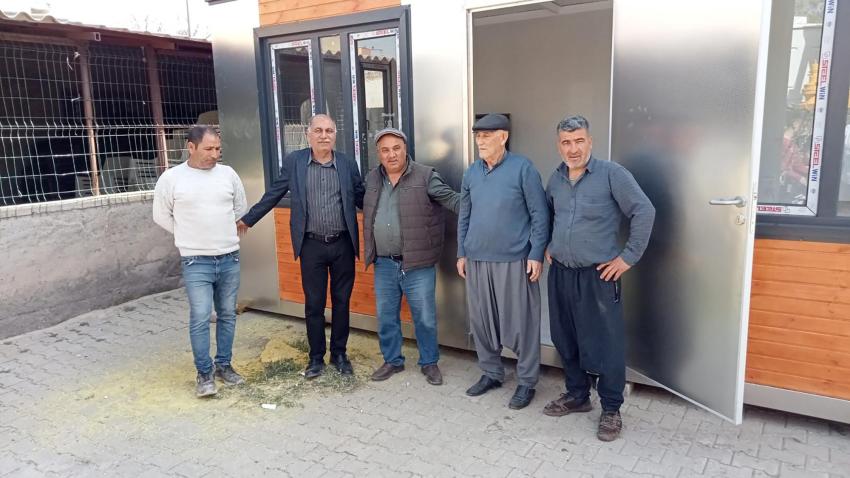 Belediyenin anlamlı hediyesi: Muhtarlık Ofisi